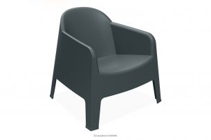 MALUS, https://konsimo.cz/kolekce/malus/ Zahradní křeslo moderní polypropylen antracitová antracitový - obrázek