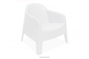 MALUS, https://konsimo.cz/kolekce/malus/ Moderní zahradní křeslo z polypropylenu bílá bílý - obrázek