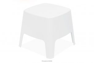 MALUS, https://konsimo.cz/kolekce/malus/ Moderní zahradní stolek z polypropylenu bílá bílý - obrázek