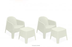 MALUS, https://konsimo.cz/kolekce/malus/ Sada zahradního nábytku moderní polypropylen béžová béžová - obrázek
