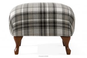 TOMIS, https://konsimo.cz/kolekce/tomis/ Klasický pouf do obývacího pokoje šedý tkaný šedá - obrázek