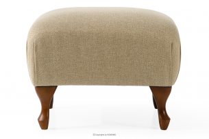TOMIS, https://konsimo.cz/kolekce/tomis/ Klasický pouf do obývacího pokoje béžový/modrý tkaný béžová - obrázek