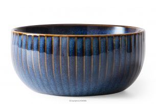 AD STRIPES, https://konsimo.cz/kolekce/ad-stripes/ Mísa reaktivní porcelán granátový tmavě modrá - obrázek
