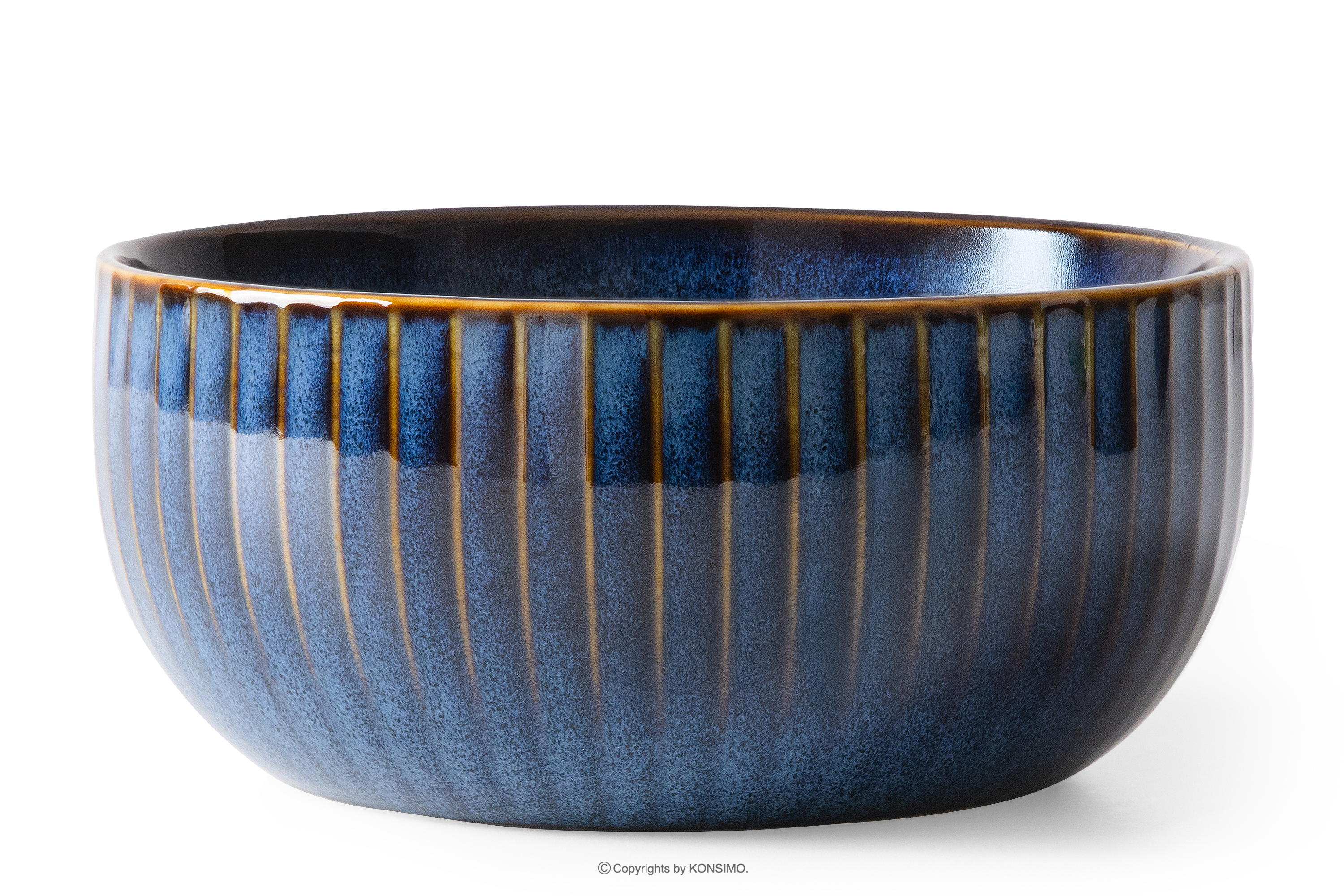 Mísa reaktivní porcelán granátový