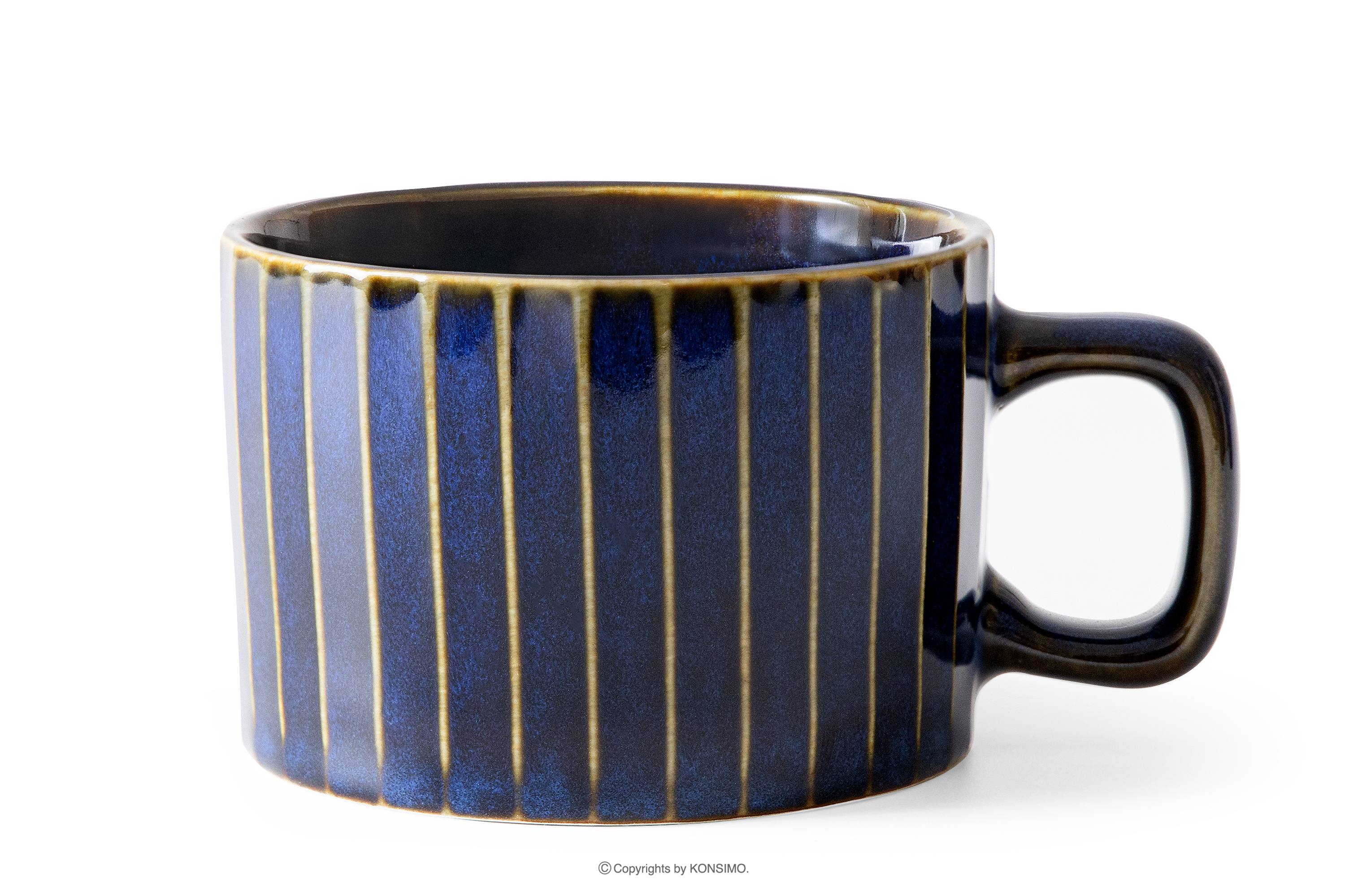 Šálek na kávu reaktivní porcelán granátový