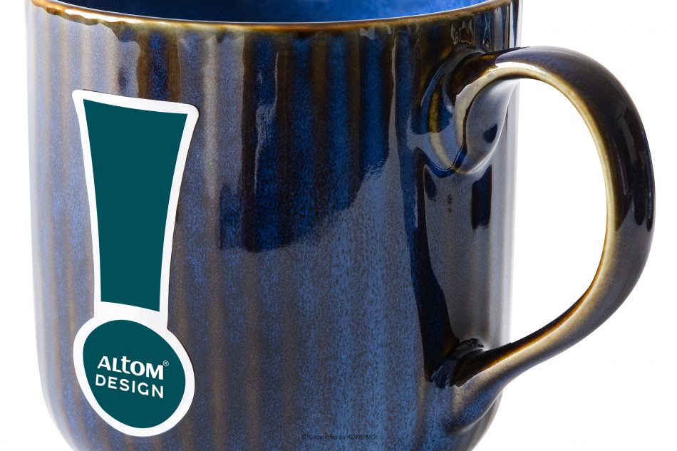 AD STRIPES Hrnek 6 ks reaktivní porcelán granátový tmavě modrá - obrázek 5