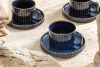 AD STRIPES Kávová sada pro 6 osob (12 ks) reaktivní porcelán, granátová barva tmavě modrá - obrázek 10
