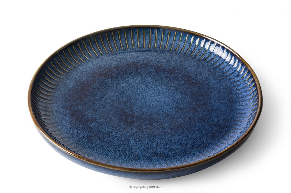 AD STRIPES Obední a kávová souprava pro 6 osob (30 ks) reaktivní porcelán granátová barva tmavě modrá - obrázek 2