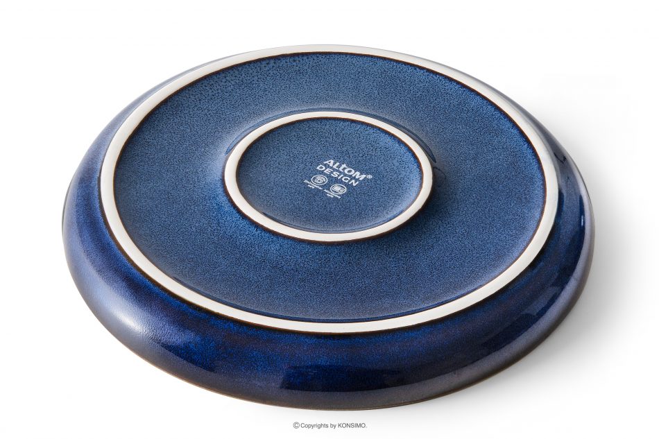 AD STRIPES Čajová souprava pro 6 osob (12 ks) reaktivní porcelán, granátová barva tmavě modrá - obrázek 3